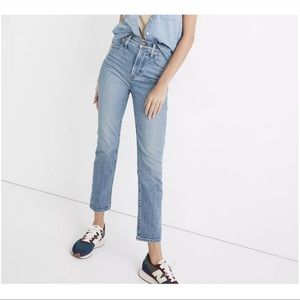 Madewell The Perfect Vintage Jeans Womens 28 Denim Stretch High Rise Blue 28x26